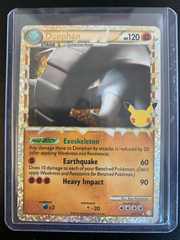 POKEMON 25TH ANNIVERSARY CELEBRATIONS - DONPHAN 107/123