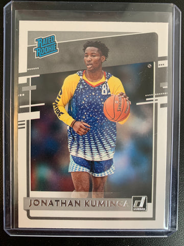 2021 PANINI CHRONICLES DRAFT PICKS BASKETBALL #30 GOLDEN STATE WARRIORS - JONATHAN KUMINGA CHRONICLES DONRUSS RATED ROOKIE CARD