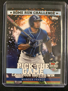2022 TOPPS SERIES 1 BASEBALL #HRC27 TAMPA BAY RAYS - WANDER FRANCO HOME RUN CHALLENGE UNSCRATCHED