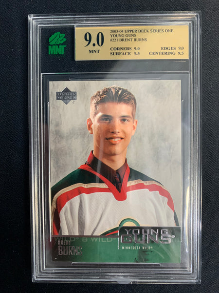 Brent Burns 2003-04 In the Game VIP Rookie Debut