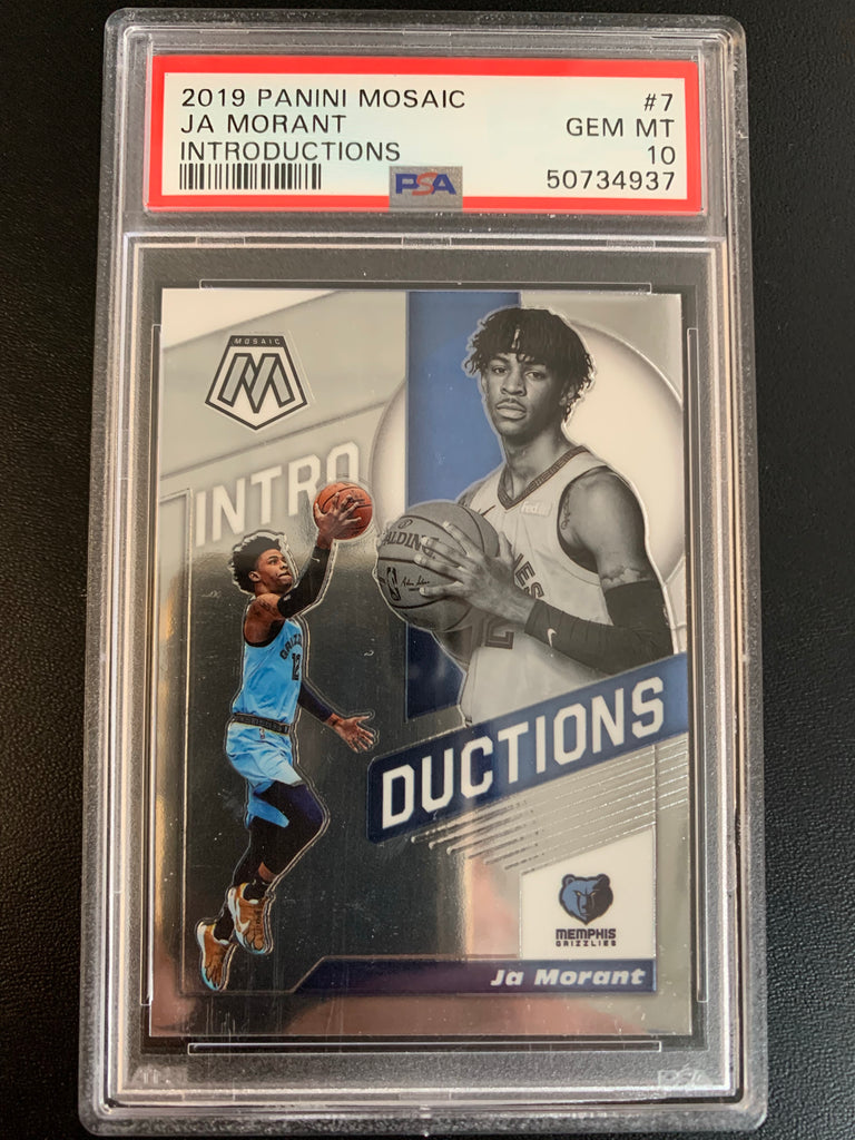 2019 PANINI MOSAIC NBA BASKETBALL #7 MEMPHIS GRIZZLIES - JA MORANT INT Mint Sports Cards & Collectibles 2019 PANINI MOSAIC NBA BASKETBALL #7 MEMPHIS GRIZZLIES - JA MORANT INT Mint Sports Cards & Collectibles