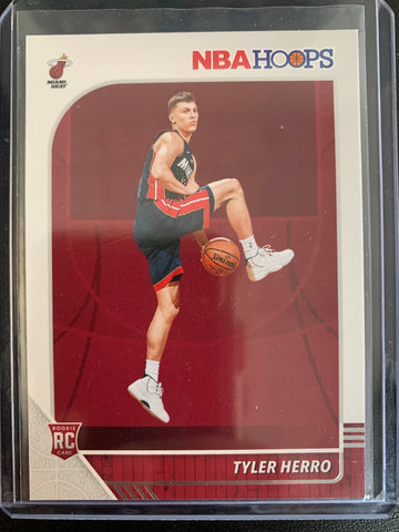 2020 PANINI NBA HOOPS BASKETBALL #210 MIAMI HEAT - TYLER HERRO BASE ROOKIE