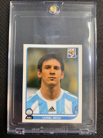 2010 PANINI WORLD CUP STICKERS SOCCER #122 -  LIONEL MESSI