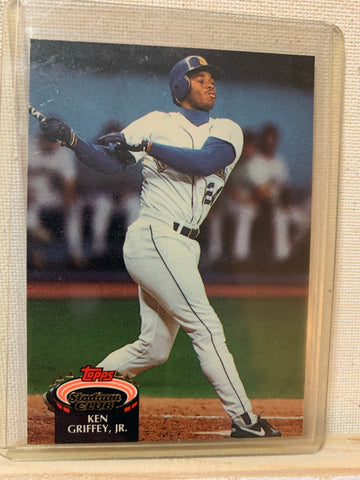 1992-93 TOPPS STADIUM CLUB BASEBALL #400 - KEN GRIFFEY JR CARD RAW