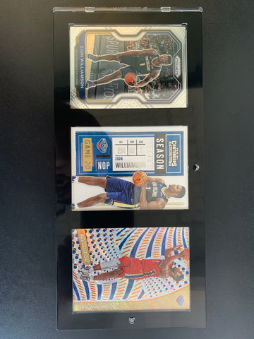 2020-21 PANINI ZION WILLIAMSON COLLECTION (3 CARDS) / COMES WITH 1-TOUCH DISPLAY CASE