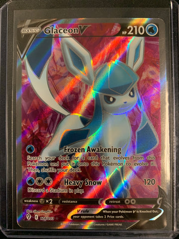 POKEMON SW&SH EVOLVING SKIES -  GLACEON V 174/203