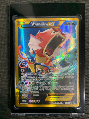 2016 POKEMON XY BREAKPOINT - GYRADOS EX GOLD SECRET RARE - 123/122 - MINT