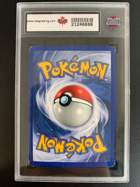 1999 POKEMON FIRST EDITION HOLO MACHAMP SHADOWLESS GRADED KSA 5 EX