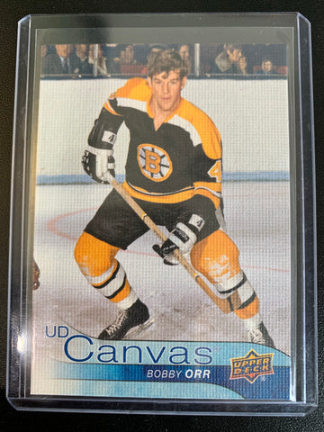 2016-17 UPPER DECK HOCKEY #C241 BOSTON BRUINS - BOBBY ORR RETIRED STARS CANVAS CARD