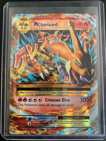 POKEMON XY M CHARIZARD EX ULTRA HOLO RARE CARD 13/108