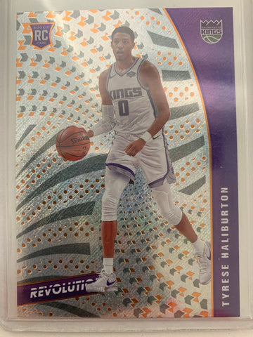 2020-2021 PANINI REVOLUTION NBA BASKETBALL #116 SACRAMENTO KINGS - TYRESE HALIBURTON REVOLUTION ROOKIE CARD