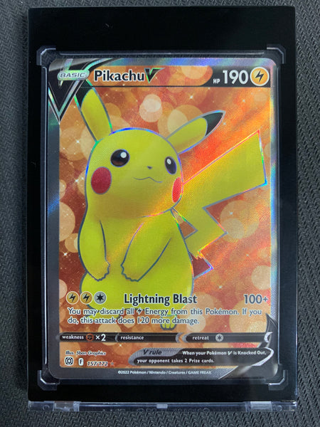 Copy of POKEMON SW & SH BRILLIANT STARS PIKACHU V FULL ART ULTRA RARE - 157/172 - PACK FRESH CONDITION