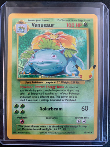 POKEMON 25TH ANNIVERSARY CELEBRATIONS - VENUSAUR 15/102