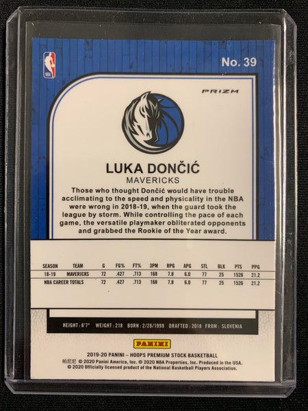 PANINI DONRUSS OPTIC / HOOPS PREMIUM STOCK NBA BASKETBALL DALLAS MAVERICKS - LUKA DONCIC -  2 CARD LOT