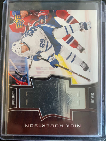 2020-21 UPPER DECK EXTENDED HOCKEY #SF-48 TORONTO MAPLE LEAFS - NICK ROBERTSON SPX FINITE INSERT ROOKIE CARD NUMBERED 0676/2999