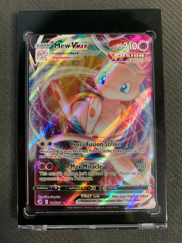 2021 POKEMON SW&SH FUSION STRIKE MEW VMAX HOLO ULTRA RARE 114/264 - PACK FRESH!