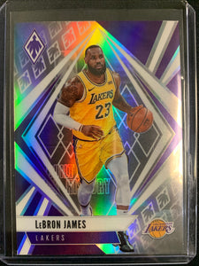 2020-2021 PANINI CHRONICLES NBA BASKETBALL #577 LOS ANGELES LAKERS - LEBRON JAMES PANINI PHOENIX BASE