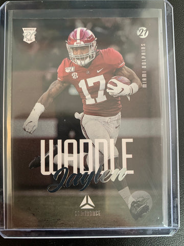 2021 PANINI LUMINANCE FOOTBALL #175 MIAMI DOLPHINS - JALEN WADDLE ROOKIE CARD