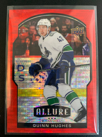 2020-21 UPPER DECK ALLURE HOCKEY #43 VANCOUVER CANUCKS - RED RAINBOW SP PARALLEL