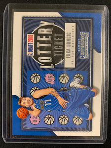 2018-19 PANINI CONTENDERS BASKETBALL #3 DALLAS MAVERICKS - LUKA DONCIC LOTTERY TICKET ROOKIE CARD