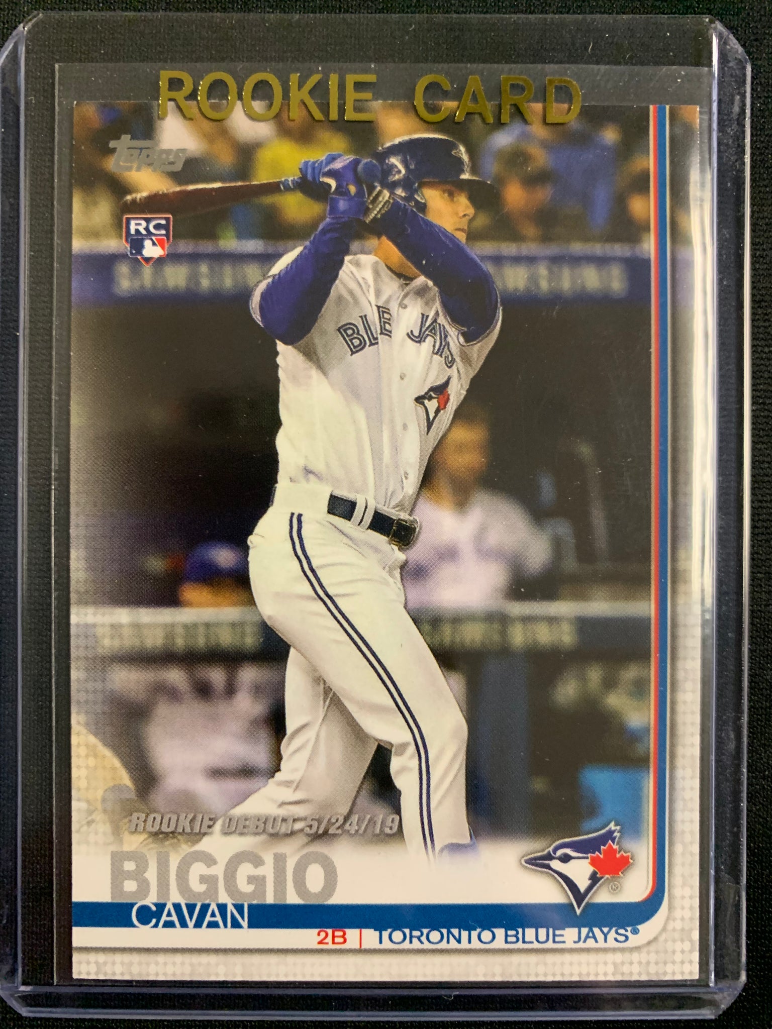 2019 TOPPS UPDATE BASEBALL #US295 TORONTO BLUE JAYS - CAVAN BIGGIO ROOKIE DEBUTS ROOKIE CARD