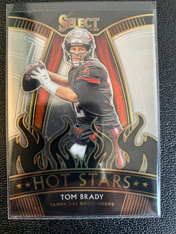 2020 PANINI SELECT FOOTBALL #HS1 TAMPA BAY BUCCANEERS - TOM BRADY HOT STARS INSERT CARD