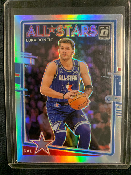 PANINI DONRUSS OPTIC / HOOPS PREMIUM STOCK NBA BASKETBALL DALLAS MAVERICKS - LUKA DONCIC -  2 CARD LOT