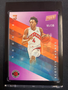 2022 PANINI FATHER'S DAY #RC4 TORONTO RAPTORS - SCOTTIE BARNES ROOKIE CARD NUMBERED 05/25