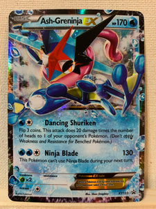 POKEMON ASH-GRENINJA EX ULTRA RARE BLACK STAR PROMO CARD XY133