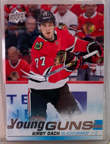 2019-20 UPPER DECK HOCKEY #451 CHICAGO BLACKHAWKS - KIRBY DACH ROOKIE CARD RAW