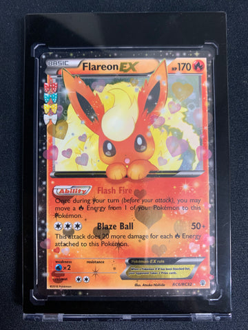 2016 POKEMON GENERATIONS - FLAREON EX HOLO ULTRA RARE RC6/RC32 - MINT