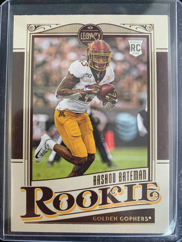 2021 PANINI LEGACY FOOTBALL #152 BALTIMORE RAVENS - RASHOD BATEMAN ROOKIE CARD