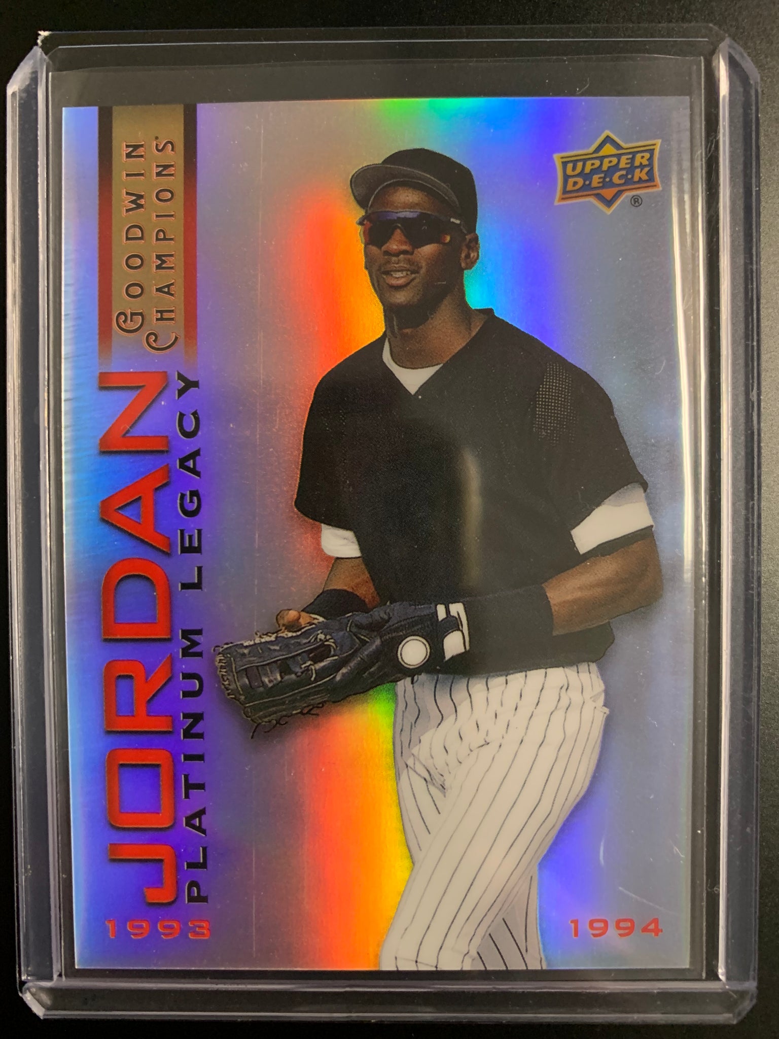 2021 UPPER DECK GOODWIN CHAMPIONS - MICHAEL JORDAN PLATINUM LEGACY 1993-1994 SP #MJP-7
