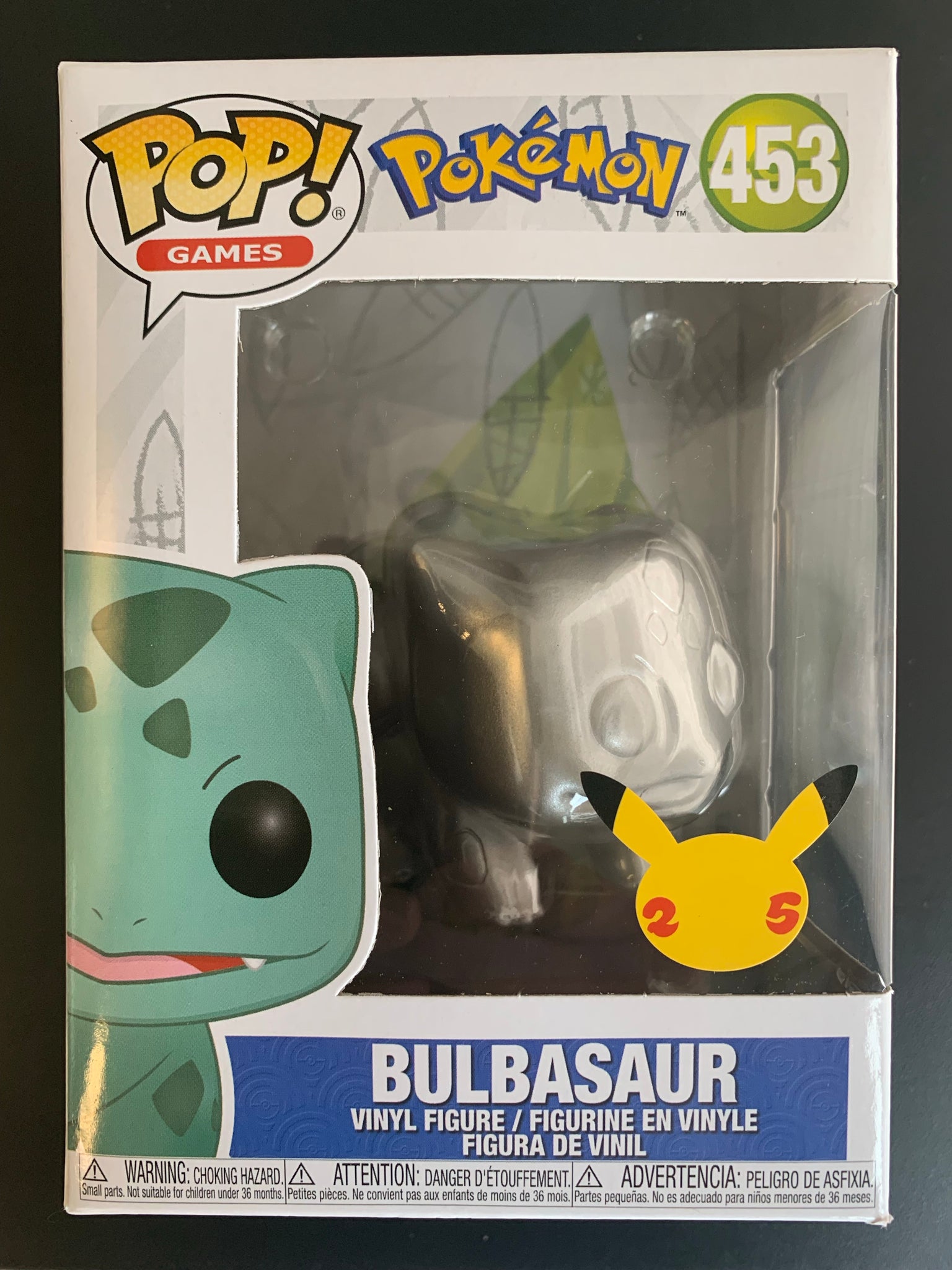 FUNKO POP POKEMON 25TH CELEBRATIONS - 453 - BULBASAUR