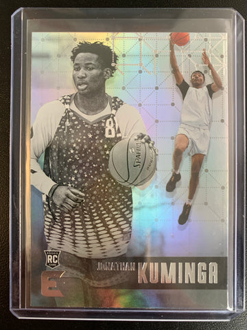 2021 PANINI CHRONICLES DRAFT PICKS BASKETBALL #105 GOLDEN STATE WARRIORS - JONATHAN KUMINGA CHRONICLES ESSENTIALS ROOKIE CARD