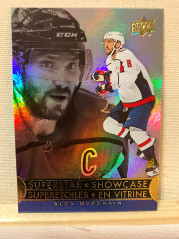 2018-19 TIM HORTONS HOCKEY #SS-10 WASHINGTON CAPITALS - SUPERSTAR SHOWCASE ALEX OVECHKIN CARD RAW