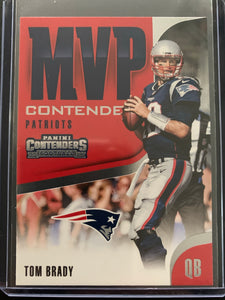 2021 PANINI CONTENDERS FOOTBALL #MVP-4 TAMPA BAY BUCCANEERS - TOM BRADY MVP CONTENDERS INSERT CARD