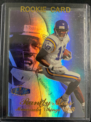 1998 FLAIR SHOWCASE NFL FOOTBALL #235 MINNESOTA VIKINGS - RANDY MOSS ROOKIE CARD - MINT