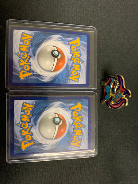 2022 POKEMON SWSH BLACK STAR PROMO SET - LUCARIO VSTAR , LUCARIO V , LUCARIO METAL VSTAR PIN