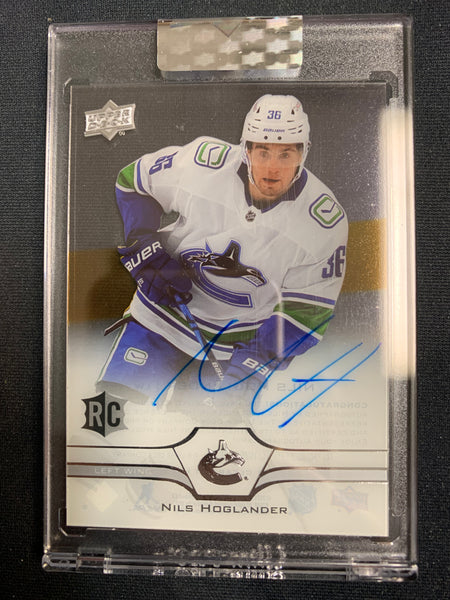 2021-22 Upper Deck MVP #148 Nils Hoglander - Vancouver Canucks