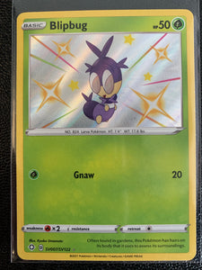 POKEMON SHINING FATES SHINY VAULT - SHINY HOLO RARE BLIPBUG SV007/SV122