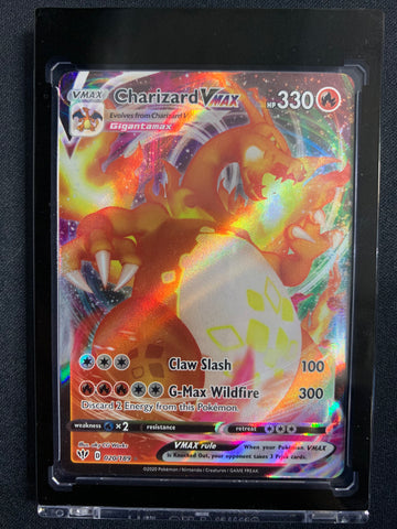 POKEMON DARKNESS ABLAZE CHARIZARD VMAX FULL ART RARE - 020/189 - PACK FRESH!