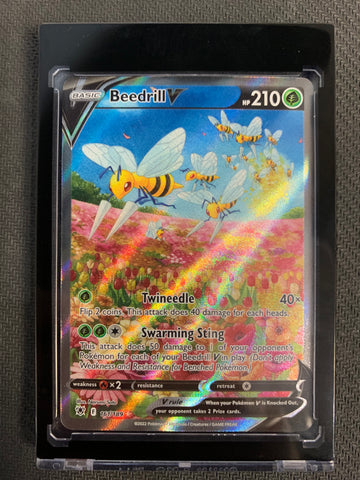 2022 POKEMON SW&SH ASTRAL RADIANCE - BEEDRILL V ALTERNATE ART #161/189 - PACK FRESH!