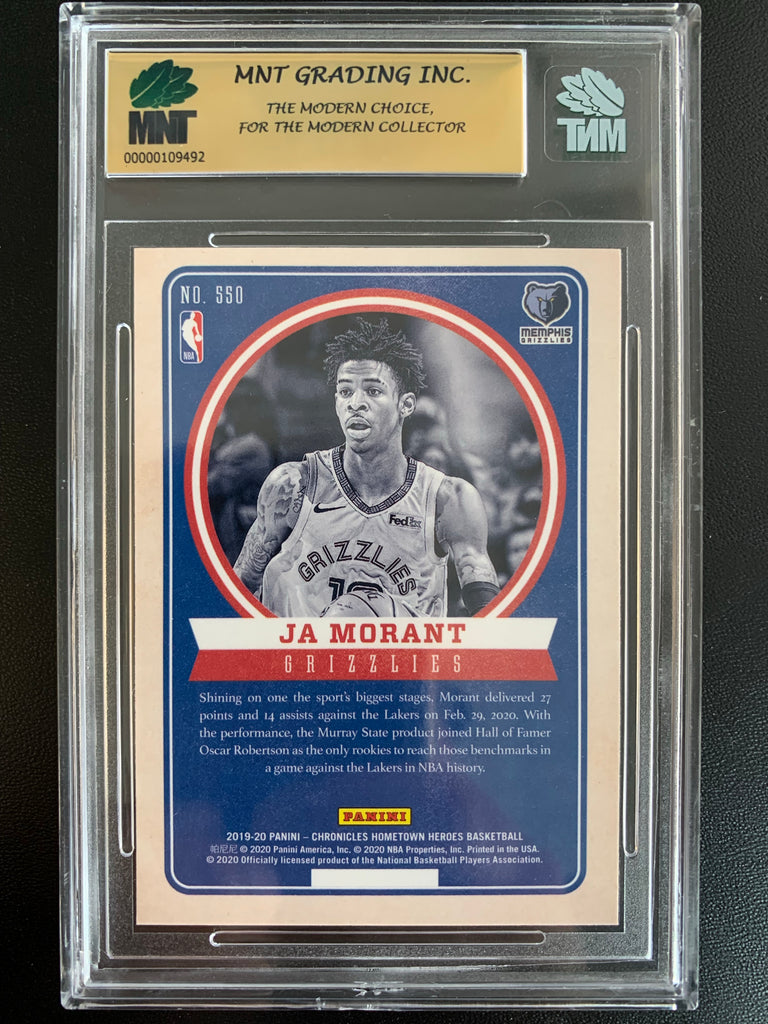 2019-20 PANINI CHRONICLES BASKETBALL #550 MEMPHIS GRIZZLIES - JA MORAN Mint Sports Cards & Collectibles 2019-20 PANINI CHRONICLES BASKETBALL #550 MEMPHIS GRIZZLIES - JA MORAN Mint Sports Cards & Collectibles