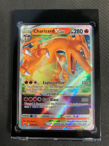 2022 POKEMON SW&SH BRILLIANT STARS CHARIZARD VSTAR ULTRA RARE HOLO - 019/172 - PACK FRESH!