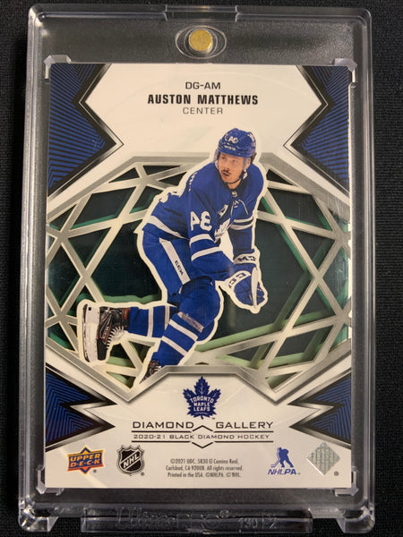 2020-21 UPPER DECK BLACK DIAMOND HOCKEY #DG-AM TORONTO MAPLE LEAFS - AUSTON MATTHEWS DIAMOND GALLERY