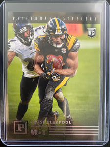 2020 PANINI CHRONICLES PANINI FOOTBALL #PA-20 PITTSBURGH STEELERS - CHASE CLAYPOOL ROOKIE CARD