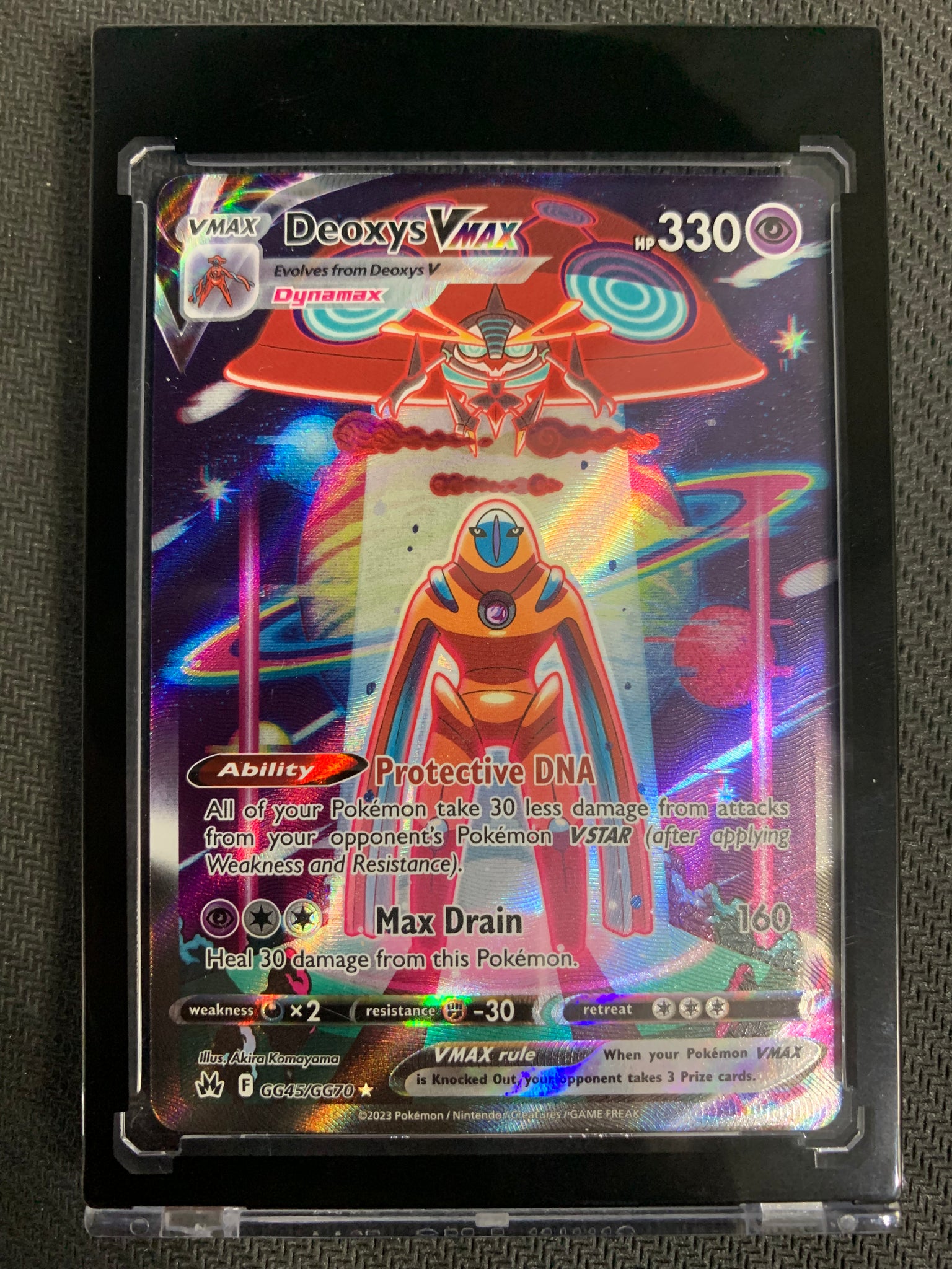 Pokemon - Deoxys VMAX - GG45/GG70 - Ultra Rare - Alt Art - Crown Zenith -  NM/M