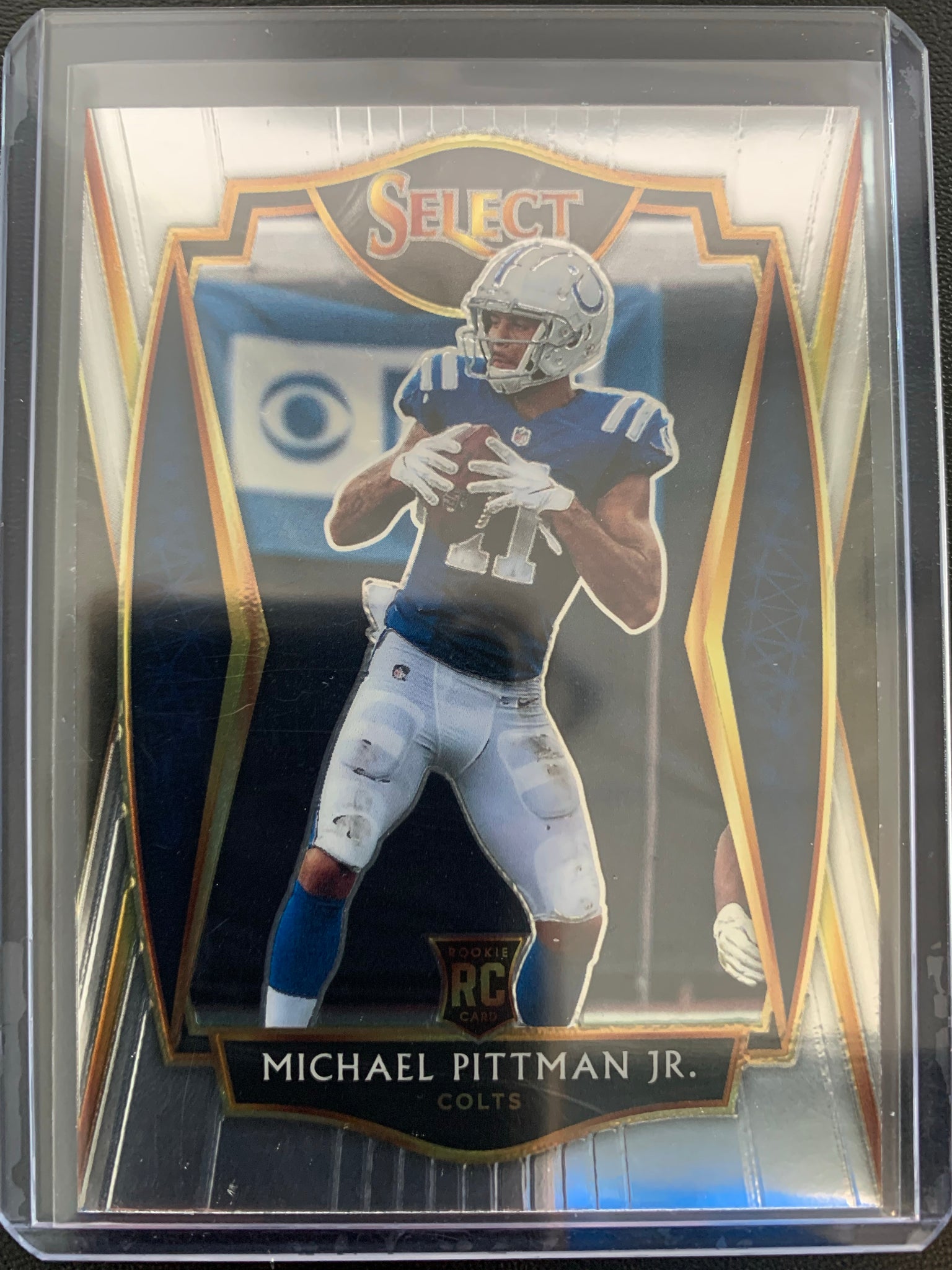 2020 PANINI SELECT FOOTBALL #162 INDIANAPOLIS COLTS - MICHAEL PITTMAN JR PREMIER LEVEL ROOKIE CARD