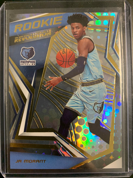 2019-20 PANINI REVOLUTION BASKETBALL #2 MEMPHIS GRIZZLIES - JA MORANT ROOKIE REVOLUTION ROOKIE CARD